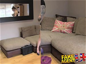 FakeAgentUK firm doggy-style porking in audition