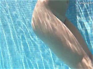 Jessica Lincoln smallish tattooed Russian teenager in the pool